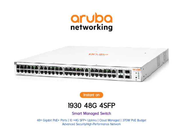 Aruba IOn 1930 48G 4SFP+ 370W Switch (JL686B)